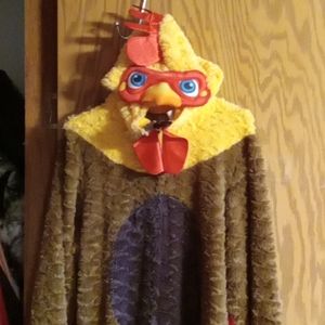 Fuzzy Chicken 🐔 Onesie Halloween 🦇